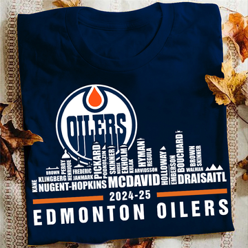 Edmonton Oilers 2024-25 T-Shirt for Fans