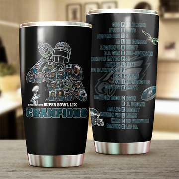 Philadelphia Eagles Super Bowl LIX Champions Tumbler for Fans Tumbler