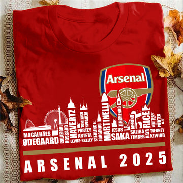 Arsenal 2025 T-Shirt for Fans Gunners Tee