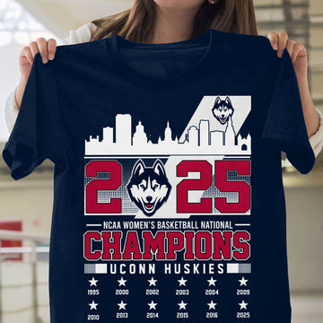2024-25 National Champions T-Shirt for Uconn Fans