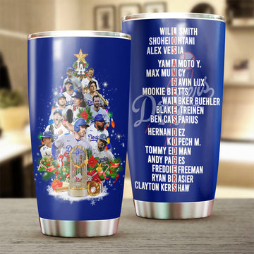 Dodgers Christmas 2024 Tumblers