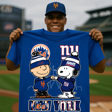 New York Mets x Giants Snoopy Tee for Fans