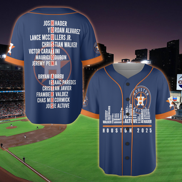 Houston Astros 2025 Unisex Baseball Jersey for Fans