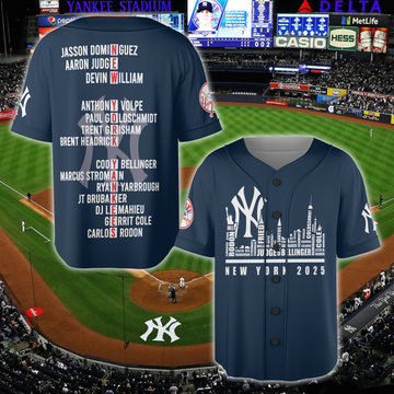 New York Yankees 2025 Unisex Baseball Jersey for Fans