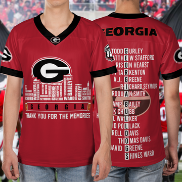 Georgia Bulldogs Greatest Players of All Time Jersey for Fans
