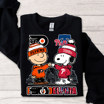 Philadelphia Flyers x Phillies Snoopy Shirt – Philly Sports Fan Tee