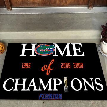 Home of Champions Florida Gators Doormat for Gators Fans