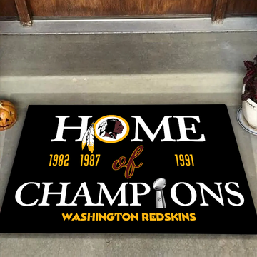 Washington Redskins Home of Champions Mat for Washington Fans