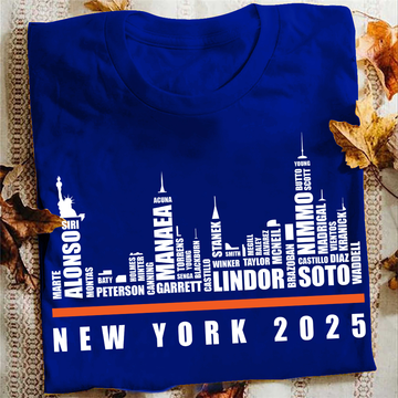 New York Mets Fan T-Shirt – True Blue & Orange Pride