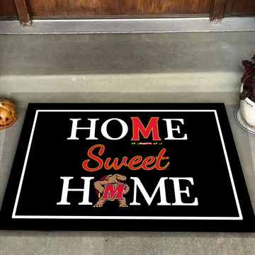 Home Sweet Home Doormat for Maryland Terrapins Fans Go Terps