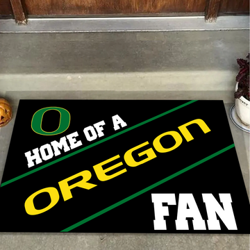 Home Of A Oregon Ducks Fan Doormat for Fans