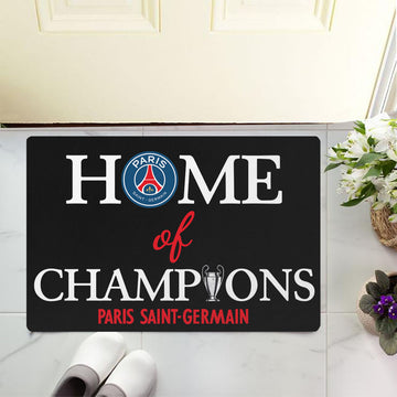 Home Of Champions Mat for PSG Fans
