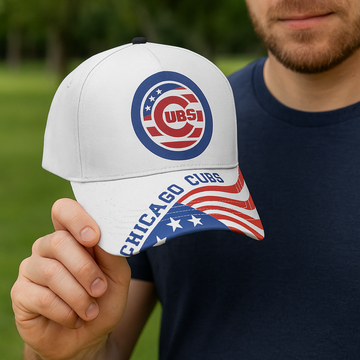 Chicago Cubs 4th of July Baseball Cap For Cubs Fans