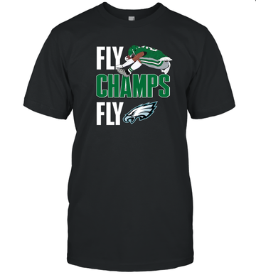Philadelphia Eagles 2024 Super Bowl LIX Champions T-Shirt Fly Champs Fly T for Fans