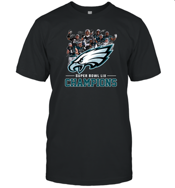 Philadelphia Eagles 2024 Super Bowl LIX Champions T-Shirt for Fans