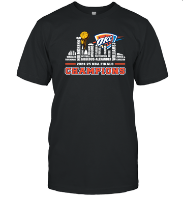 Oklahoma City Thunder 2025 NBA Finals Champions T-Shirt for OKC Fans