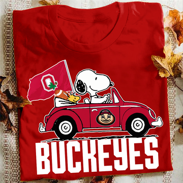 Ohio State Buckeyes Snoopy T-Shirt For Fans