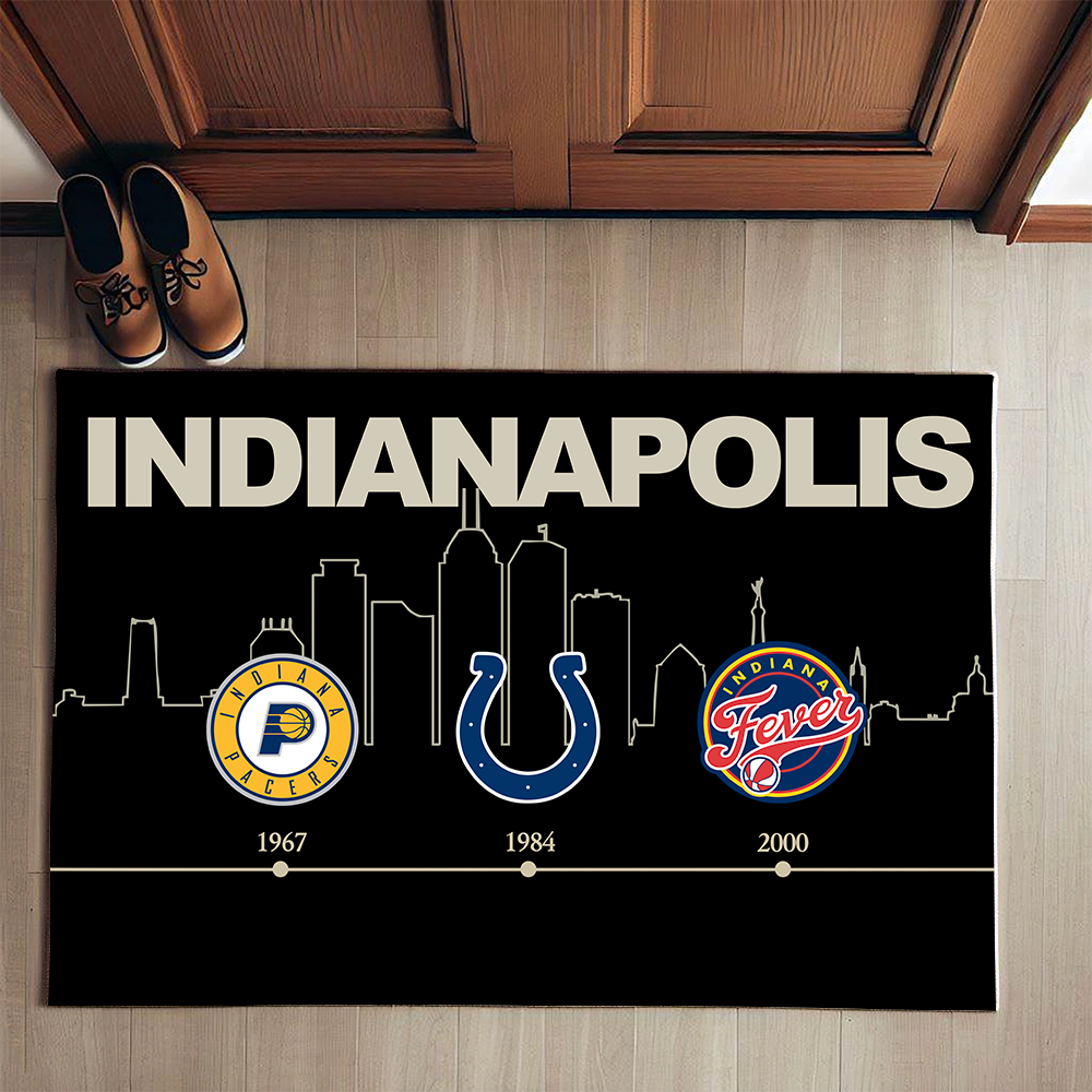 Indianapolis Sports History Doormat for Fans