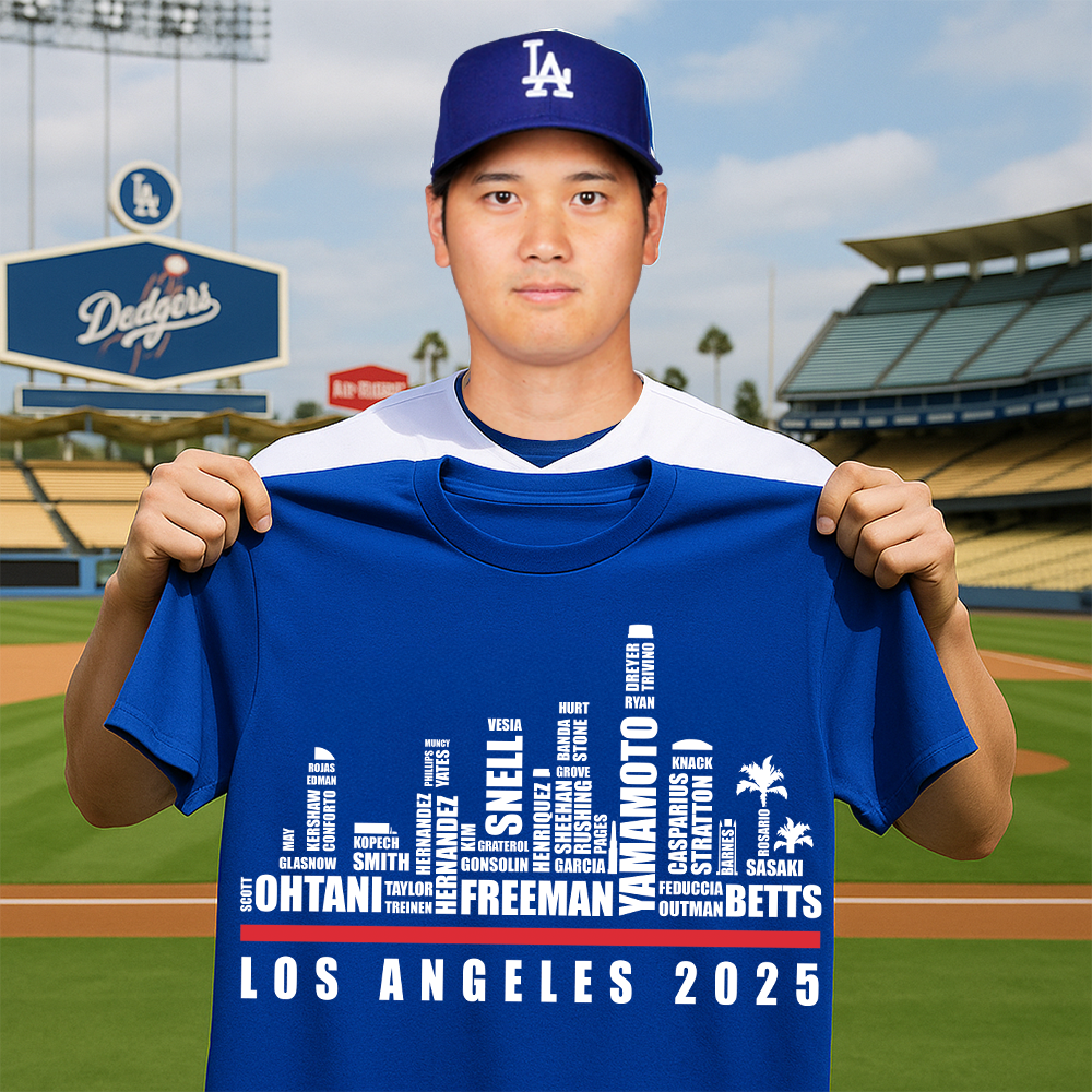 True Blue Pride Tee – Los Angeles Baseball Spirit