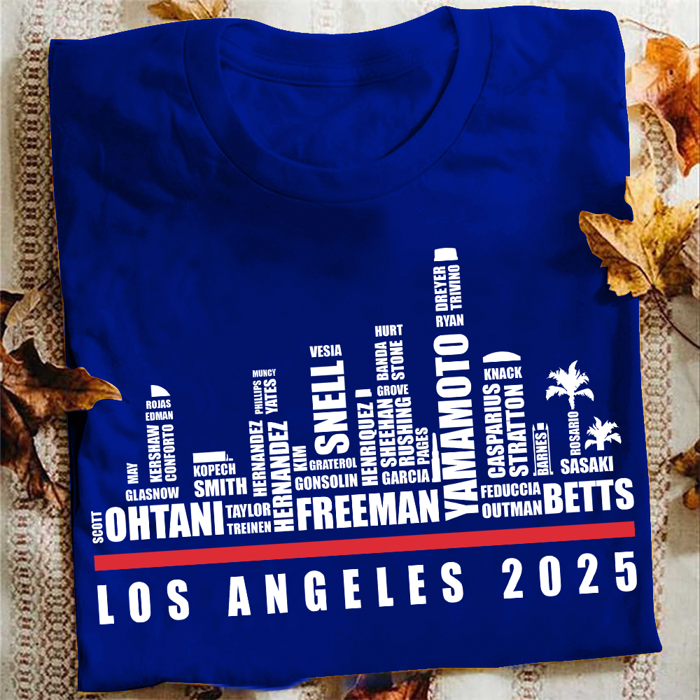 True Blue Pride Tee – Los Angeles Baseball Spirit