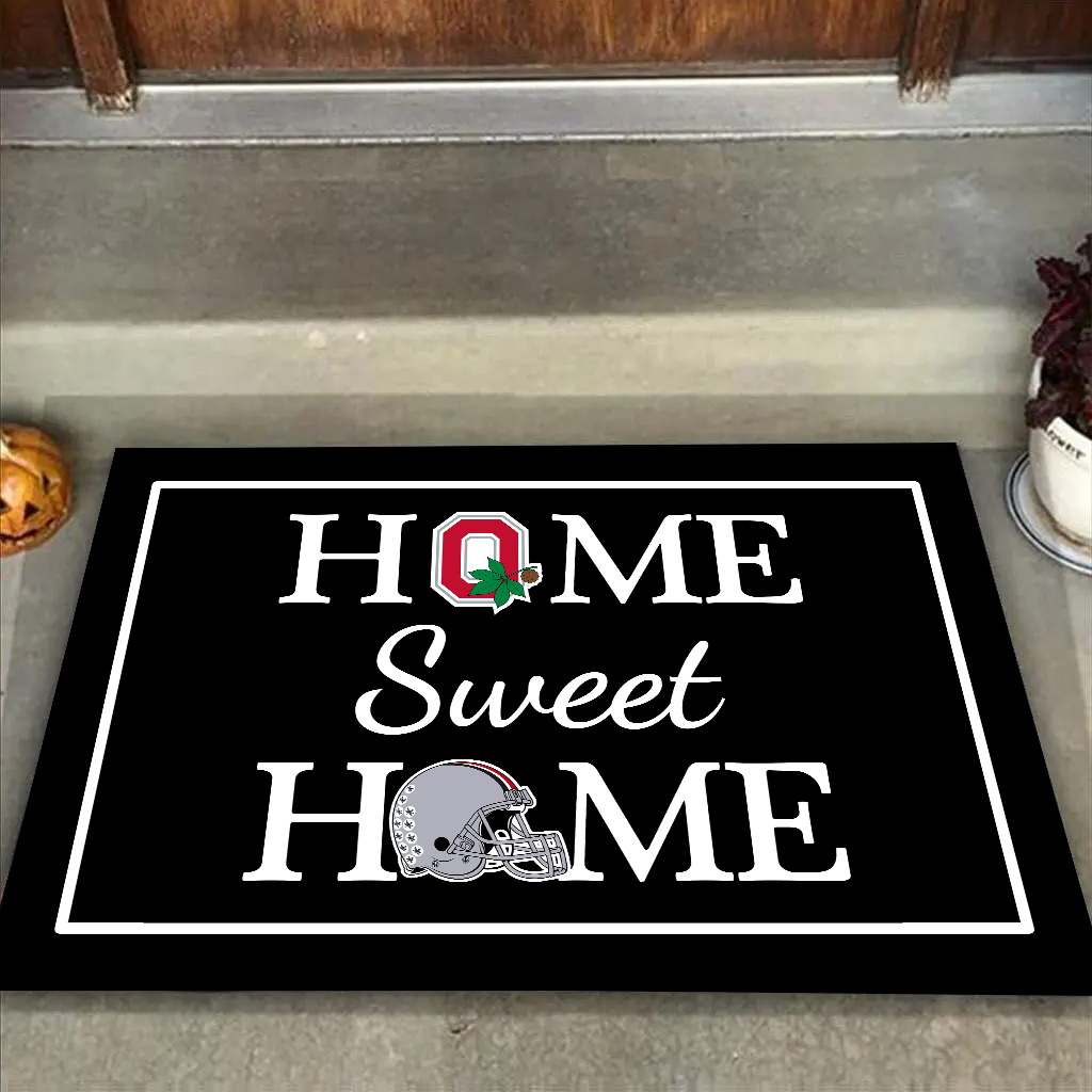 Home Sweet Home Ohio State Buckeyes Doormat for Fans