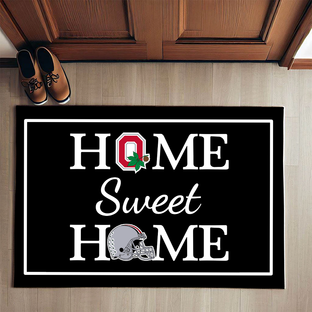 Home Sweet Home Ohio State Buckeyes Doormat for Fans