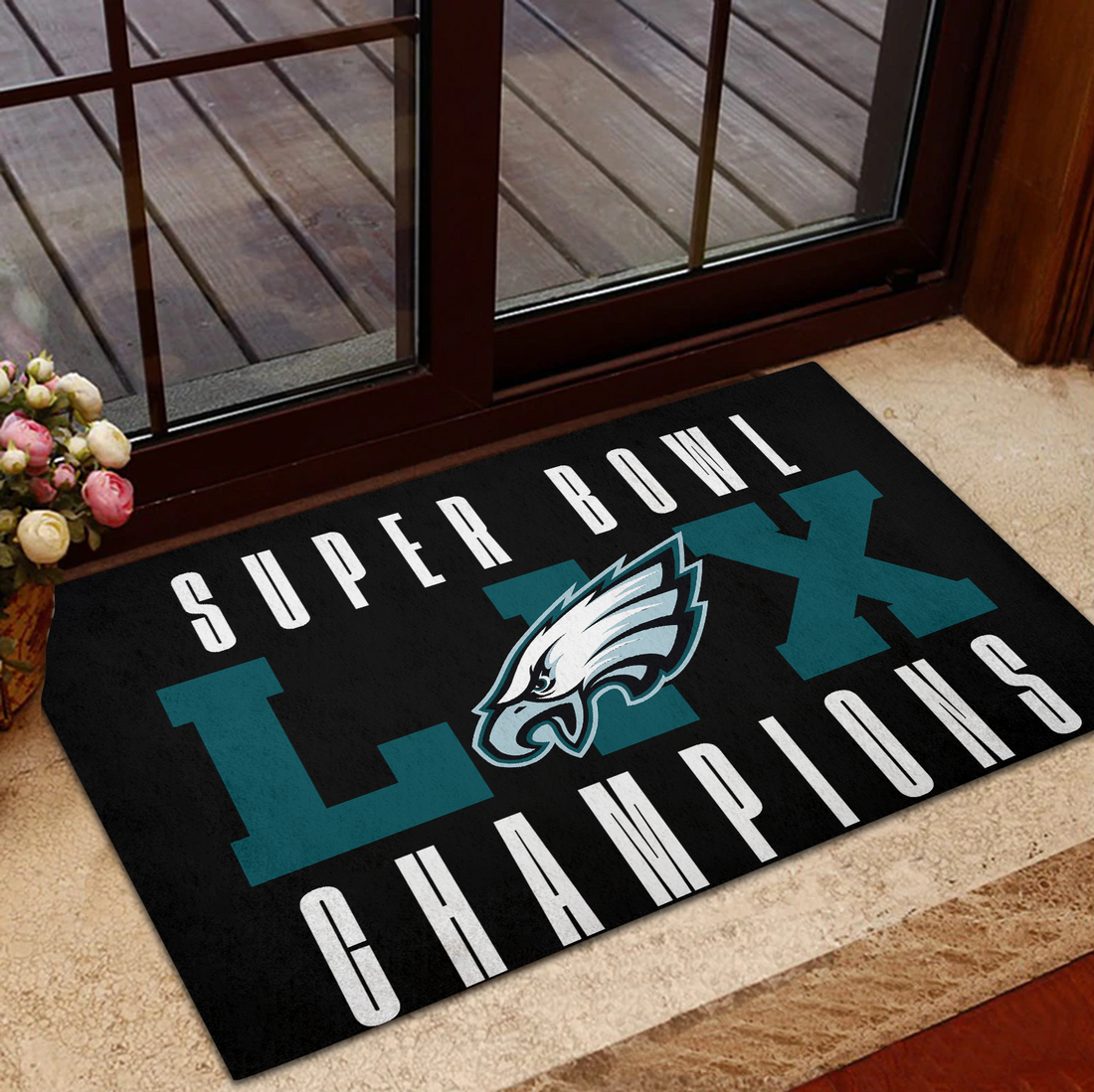 Philadelphia Eagles Super Bowl LIX Champions Doormat for Fans