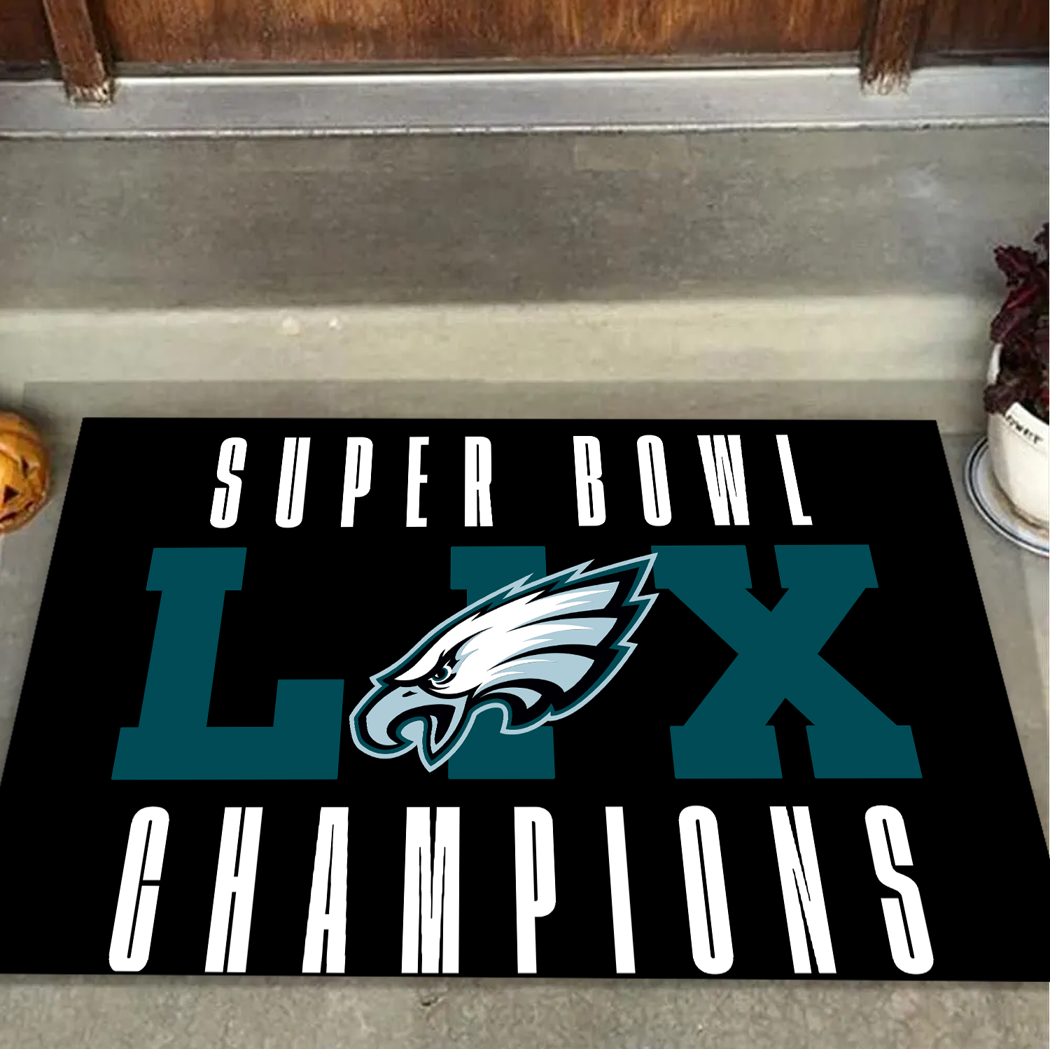 Philadelphia Eagles Super Bowl LIX Champions Doormat for Fans