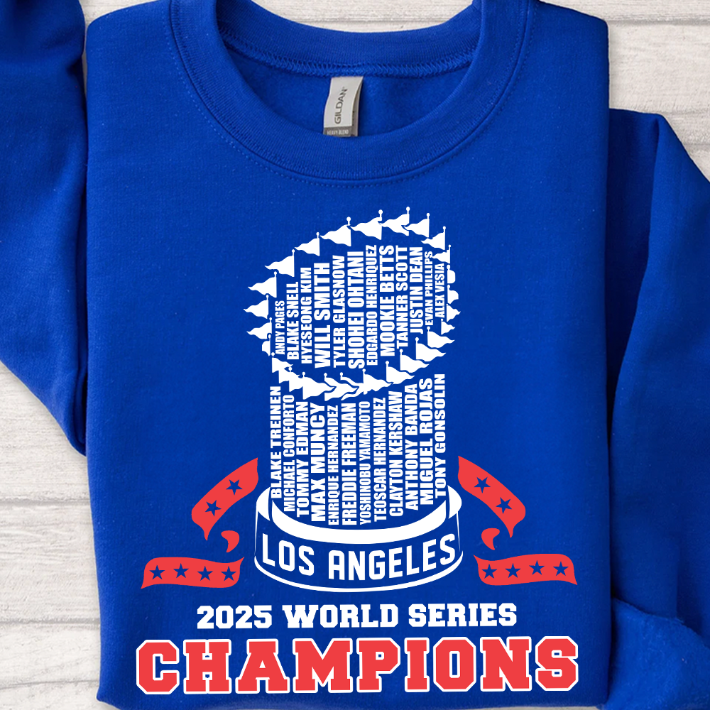 LA Baseball Champions T-Shirt for Los Angeles Fans