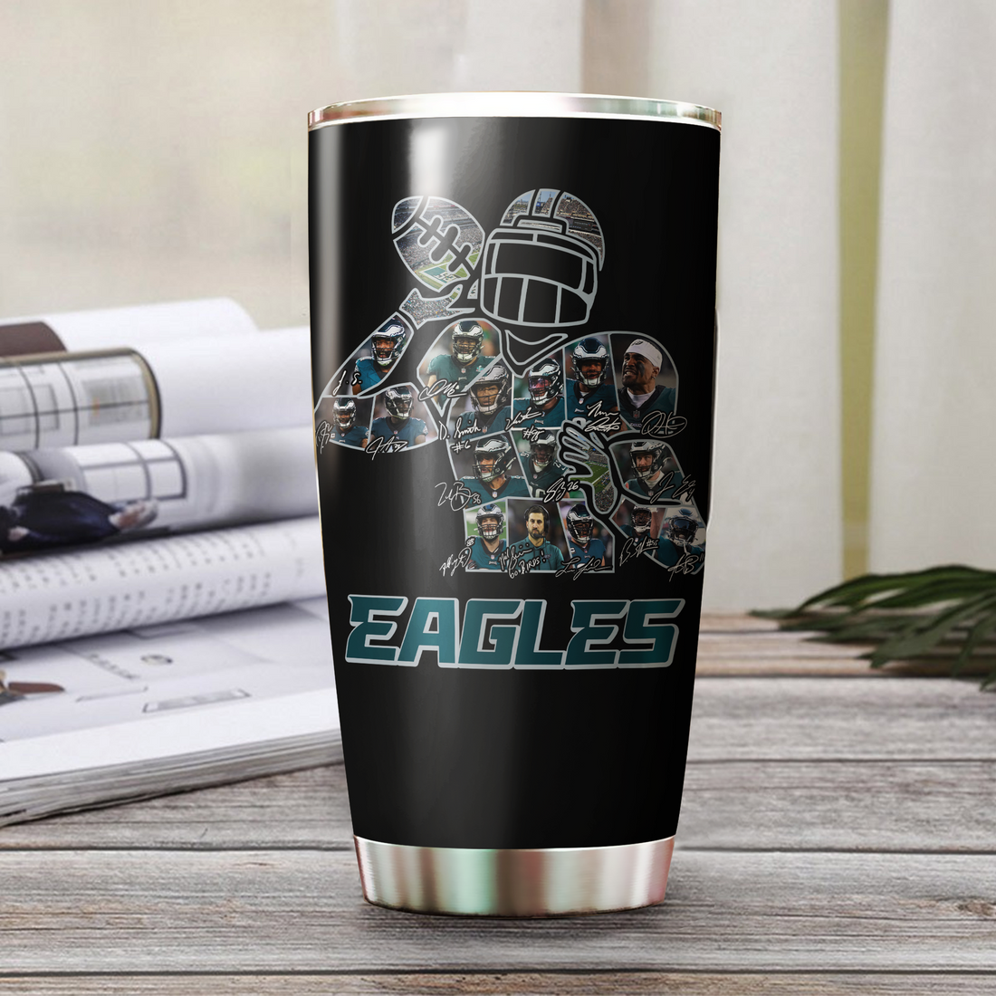 Philadelphia Eagles Super Bowl LIX Champions Tumbler for Fans Tumbler