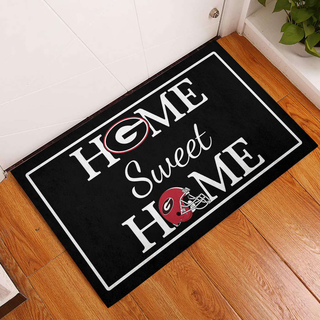 Home Sweet Home Georgia Bulldogs Doormat for Fans