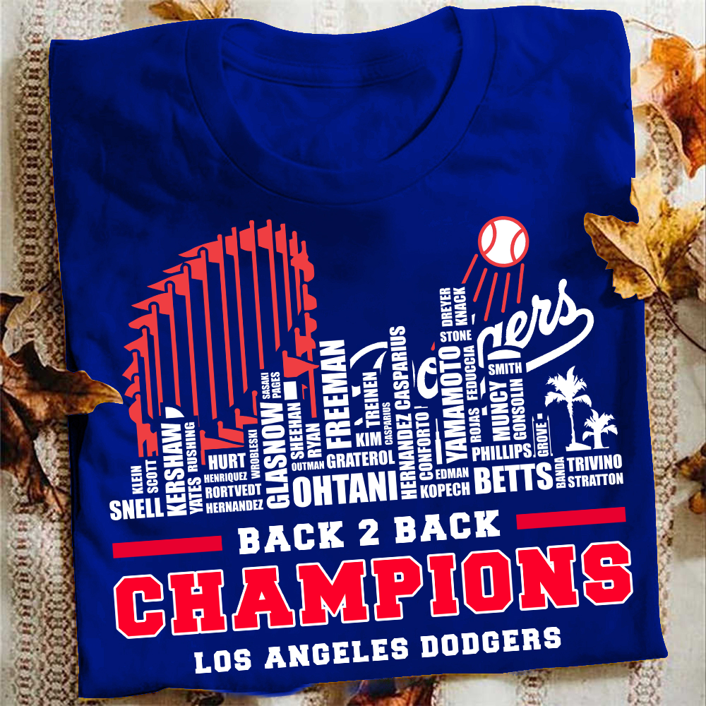 Blue City Baseball Spirit Tee for Los Angeles Fans
