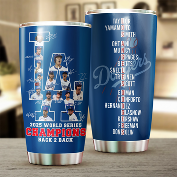 2025 World Series Champions Tumblers for LA Fans