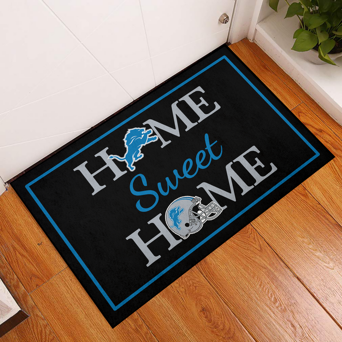 Home Sweet Home Detroit Lions Doormat