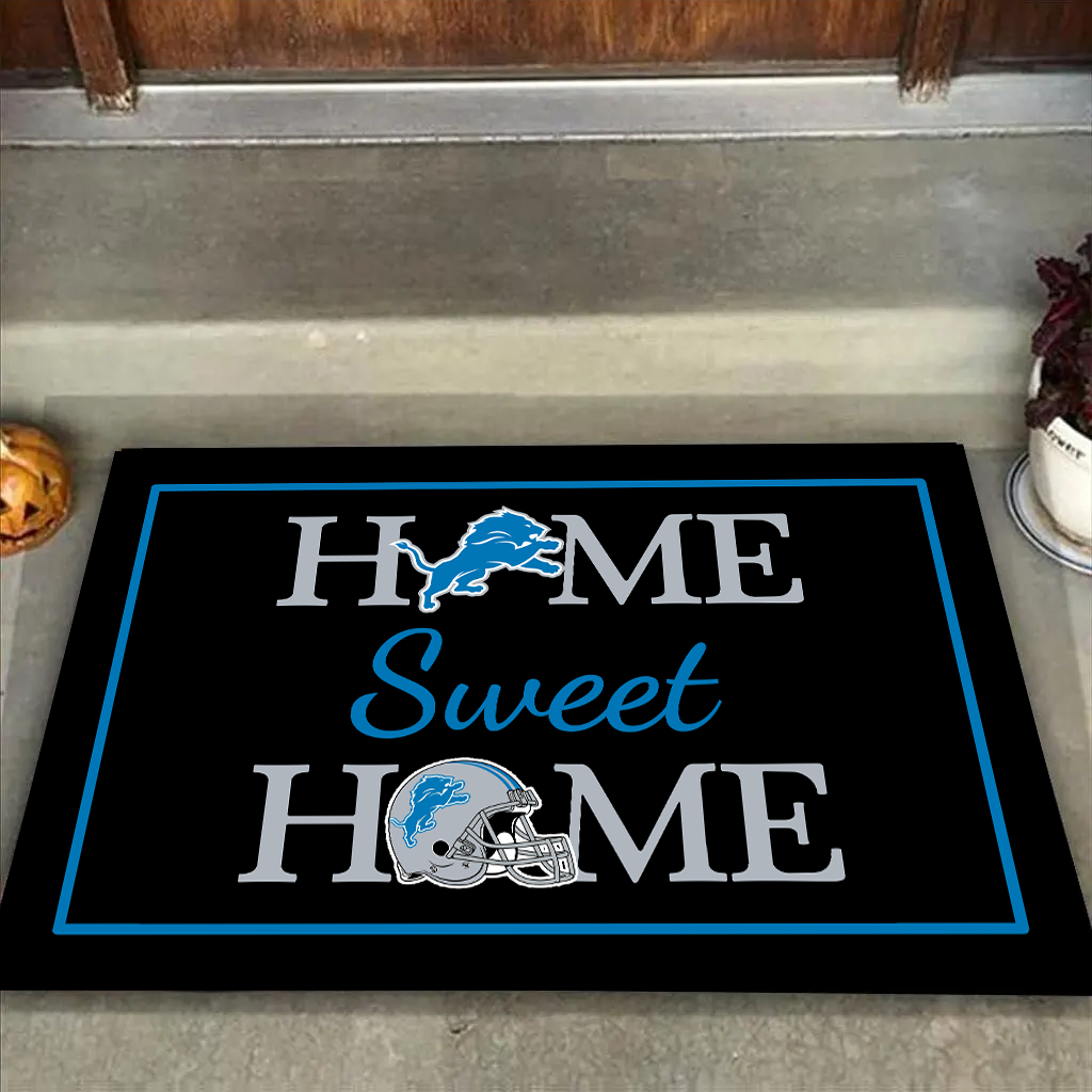 Home Sweet Home Detroit Lions Doormat