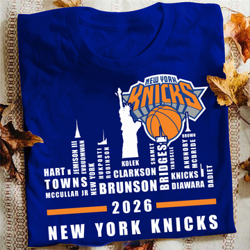 New York Basketball 2026 Shirt for Fans