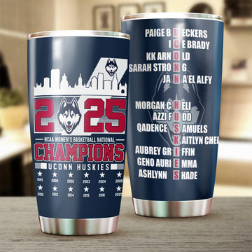 2025 Women's Basketball National Champions Tumbler for Uconn Fans