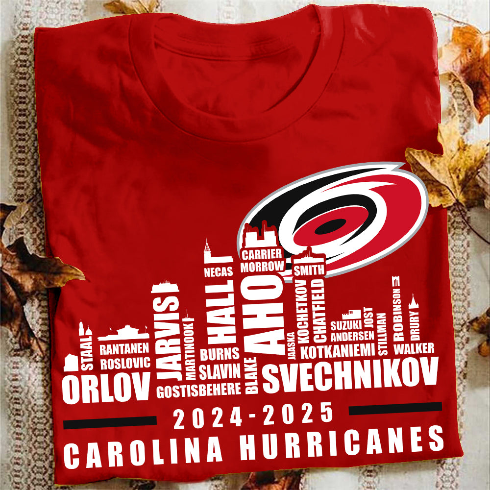 Carolina Hurricanes 2024-25 T-Shirt for Fans