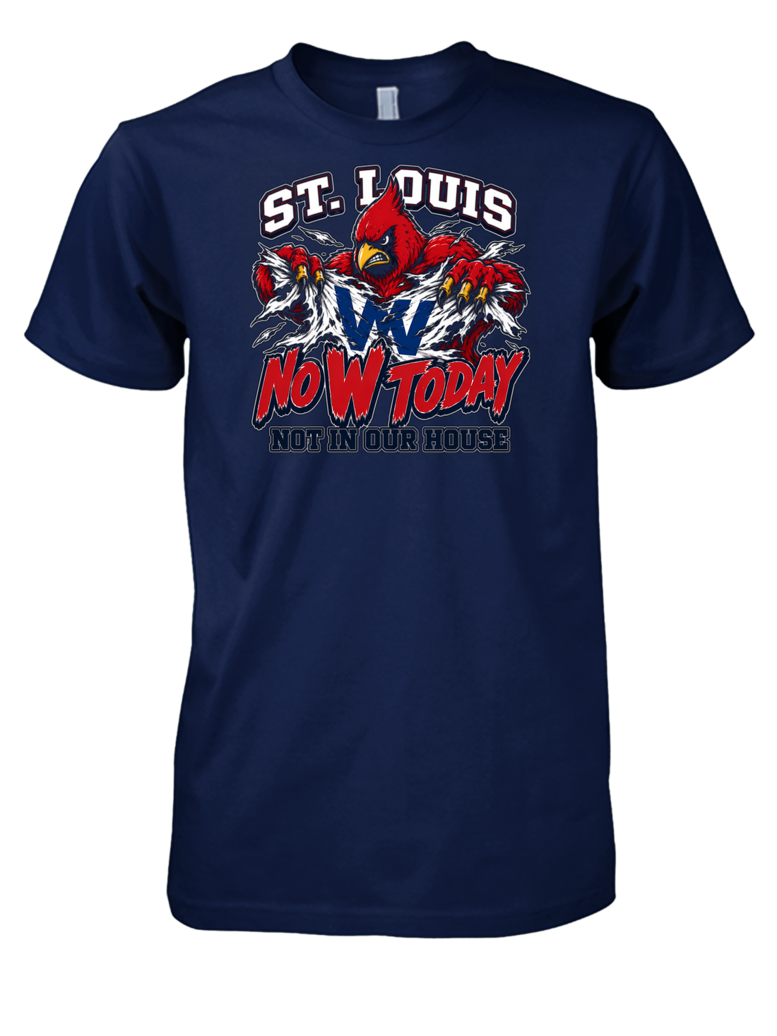 St. Louis Basketball Fan T-Shirt - Gateway City Hoops Pride Tee - Red Bird City Basketball Supporter Shirt