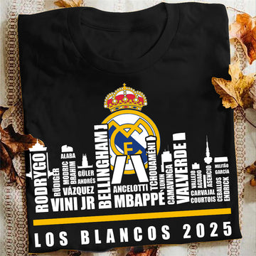 Real Madrid 2025 T-Shirt for Los Blancos Fans