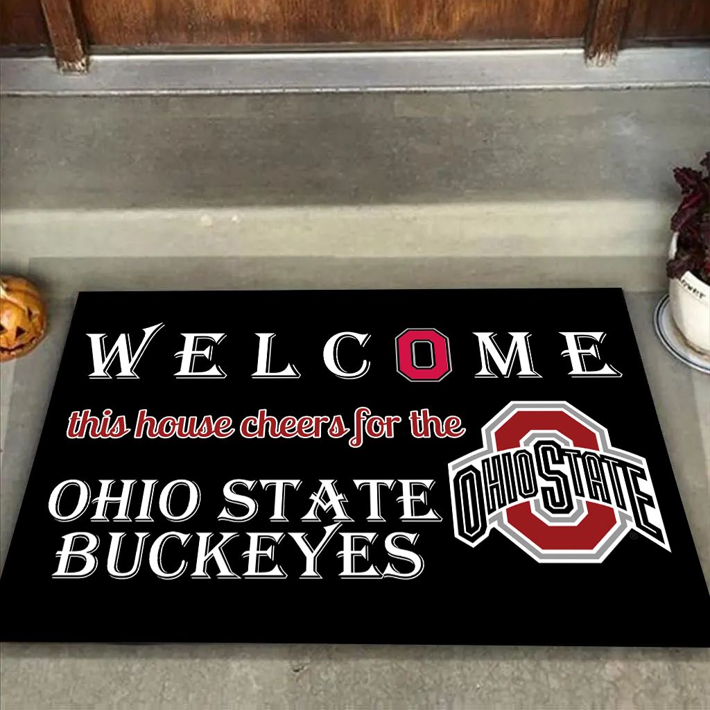 Welcome This House Cheers for The Ohio State Doormat for Ohio Fans