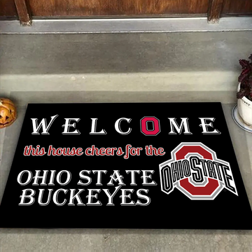 Welcome This House Cheers for The Ohio State Doormat for Ohio Fans