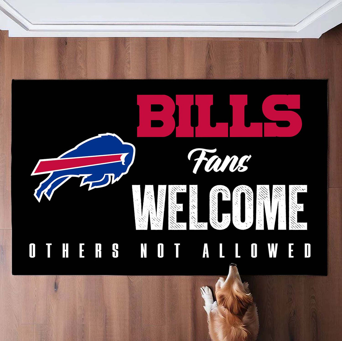 Buffalo Bills Fans Welcome Others not Allowed Doormat for Fans