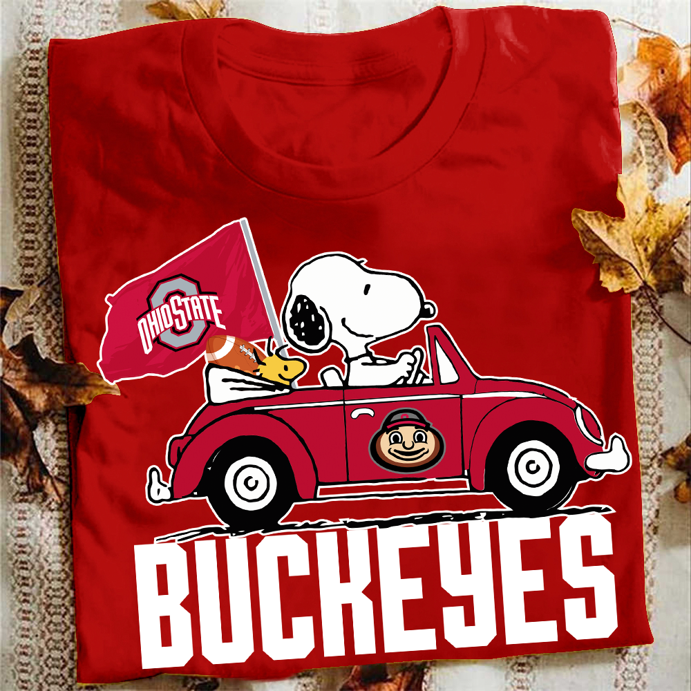 Ohio State Buckeyes Snoopy T-Shirt For Fans
