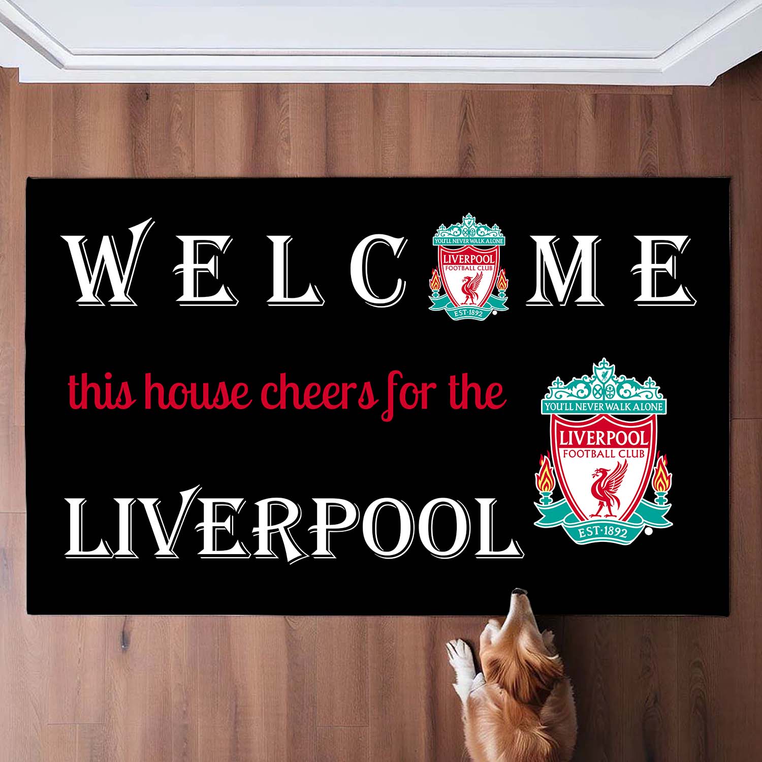 Welcome This House Cheers for The Liverpool Doormat for Fans