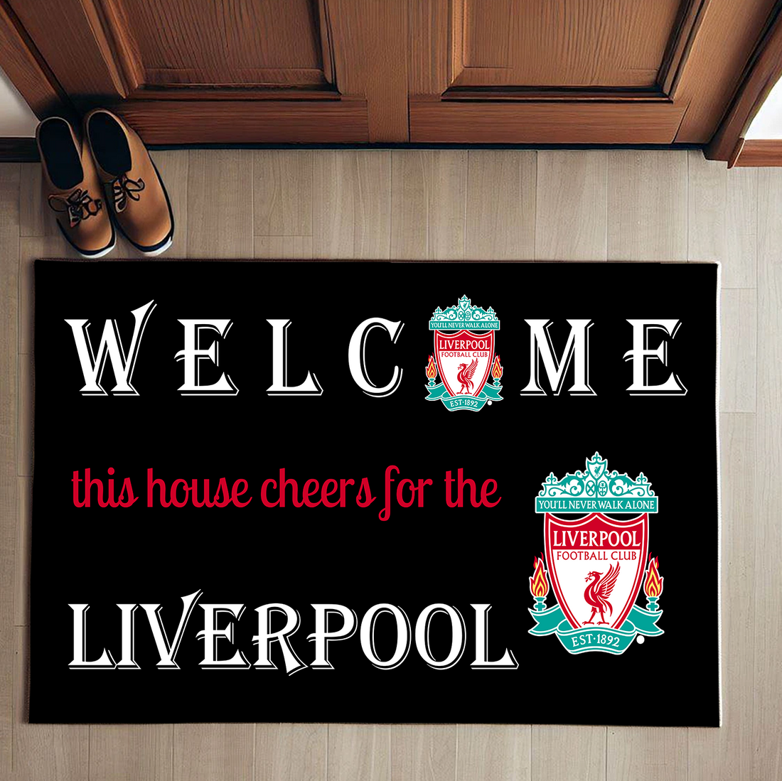 Welcome This House Cheers for The Liverpool Doormat for Fans