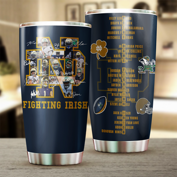 Notre Dame Fighting Irish 2024-25 Players Tumbler for Fans