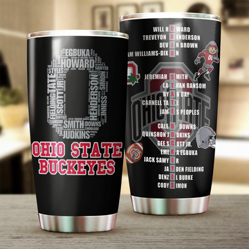 Ohio State Buckeyes 2024-25 Players Tumbler for Fans