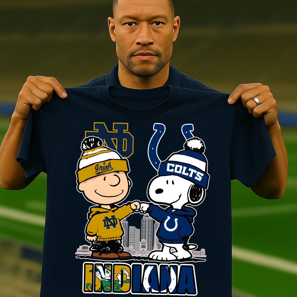 Indiana Pride – Irish Heart, Colts Spirit T-Shirt for Fans