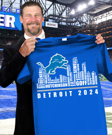 Detroit Lions 2024 T-shirt for Fans